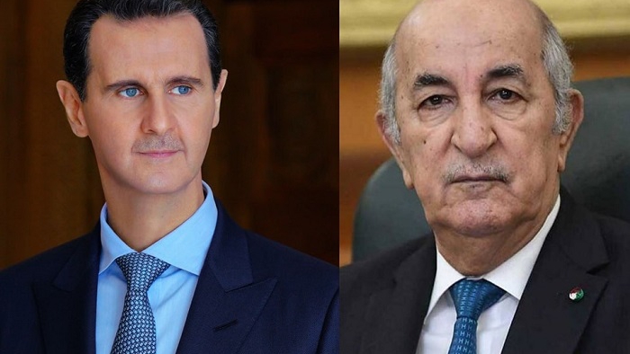 سيادة الرئيس الأسد والرئيس الجزائري تبون