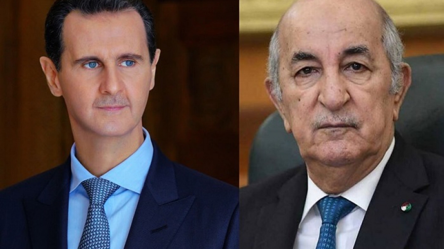 سيادة الرئيس الأسد والرئيس الجزائري تبون