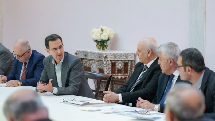 لقاء-الرئيس-بشار-الأسد-بمجموعة-من-أساتذة-الاقتصاد-1
